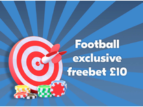 Football exclusive freebet 10 pounds from Sportingbet