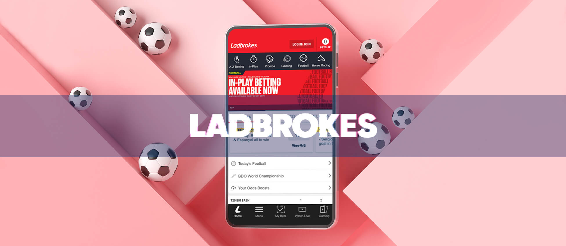 Ladbrokes - every day high odds individually for you