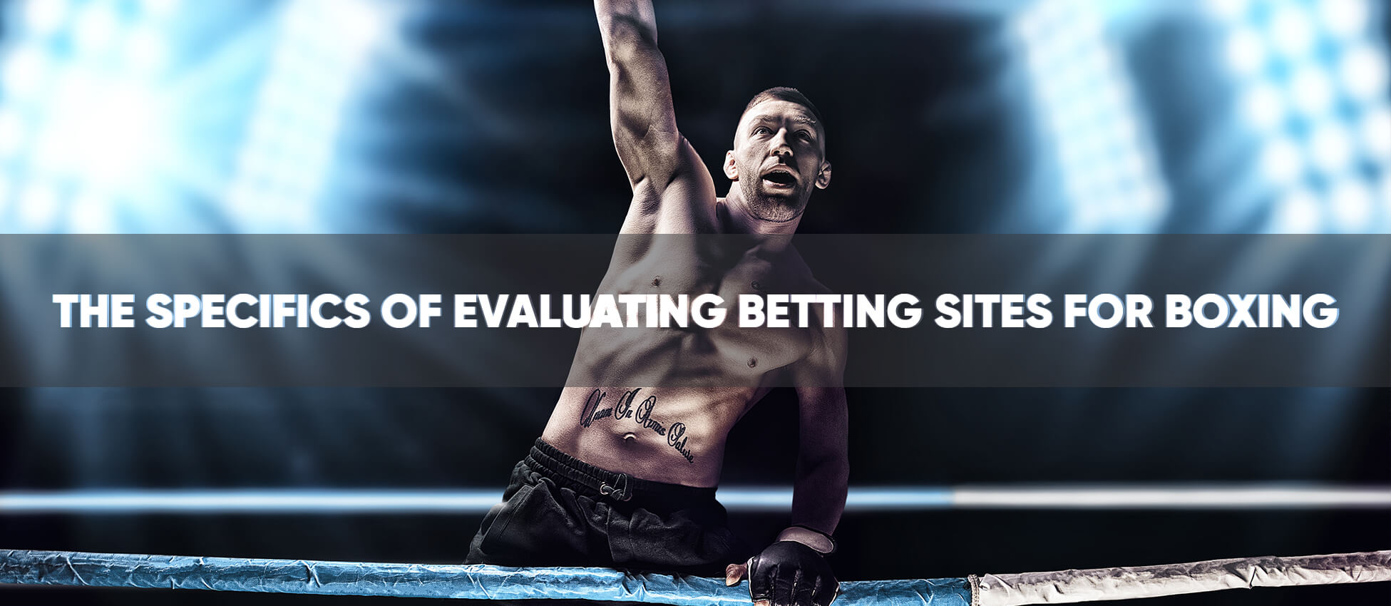 The specifics of evaluating betting sites for boxing