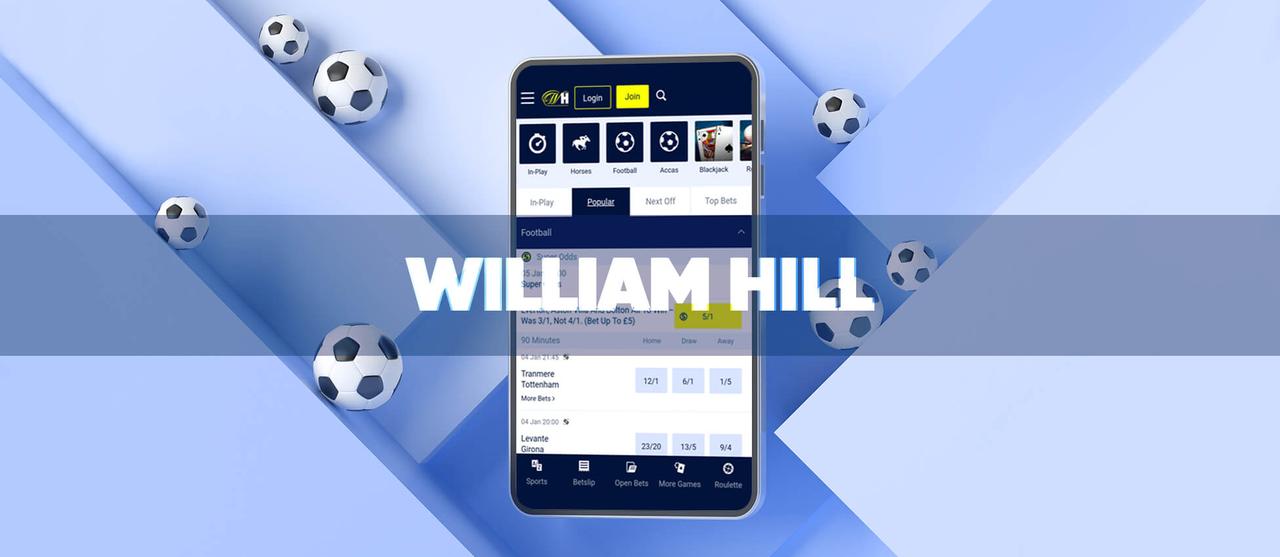William Hill - increased odds on football